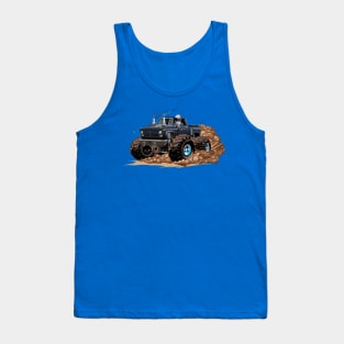 Cartoon monstertruck Tank Top